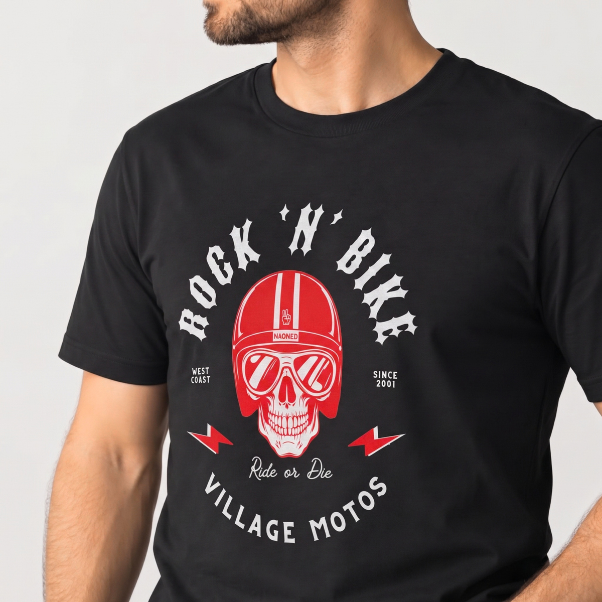 T-SHIRT COLLECTOR 25ANS - ROCK'N'BIKE