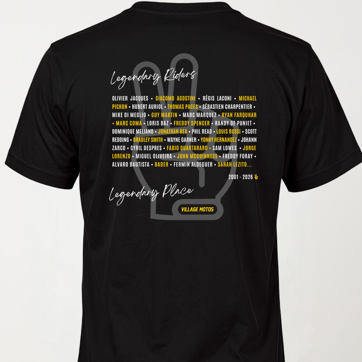 T-SHIRT COLLECTOR 25ANS - LEGENDARY RIDERS